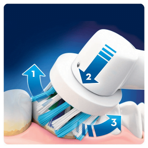 Bàn chải đánh răng điện Oral-B Smart 4 4000N Cross Action White