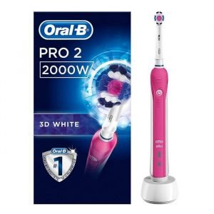 Bàn chải điện Oral-B Pro 2 2000 màu hồng