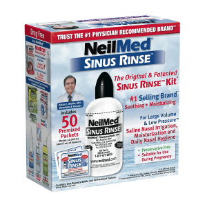 Bình rửa mũi NeilMed Sinus Rinse kèm 50 gói muối