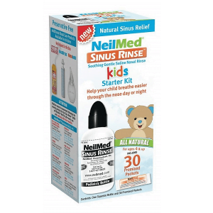 Bình rửa mũi trẻ em NeilMed Sinus Rinse kèm 30 gói muối