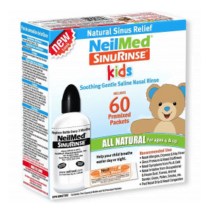 Bình rửa mũi trẻ em NeilMed Sinus Rinse kèm 60 gói muối