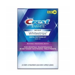 Miếng dán trắng răng Crest 3D White Monthly Whitening Boost 24 miếng